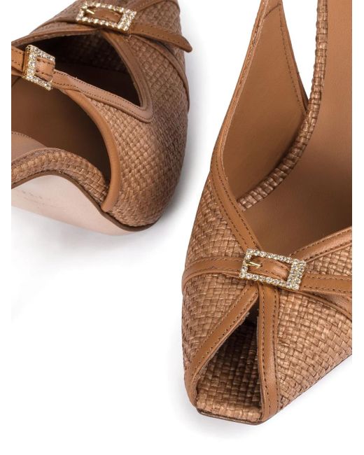 Le Silla Vittoria 95mm パンプス Brown