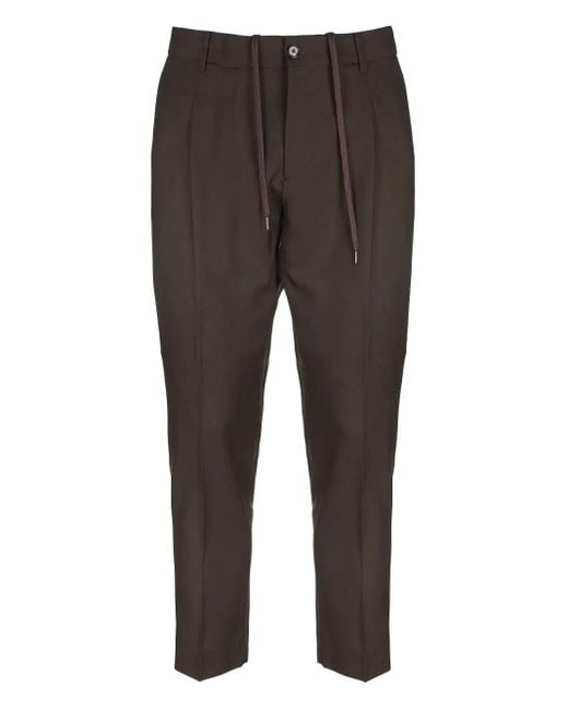 BE ABLE Gray Pantalon À Effet Tissé for men