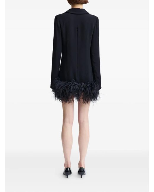 16Arlington Black Michele Mini Dress