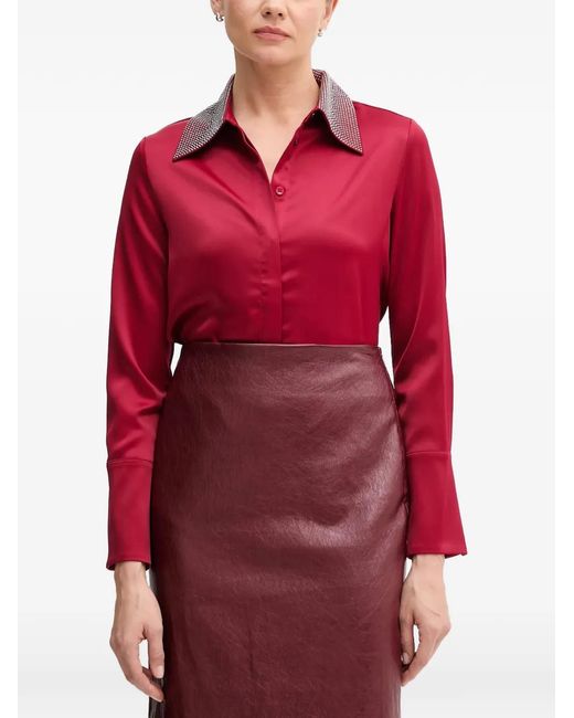 Joseph Ribkoff Embellished Collared Shirt