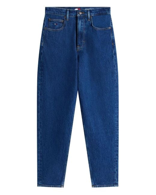 Tommy Hilfiger Blue Logo-Patch Jeans