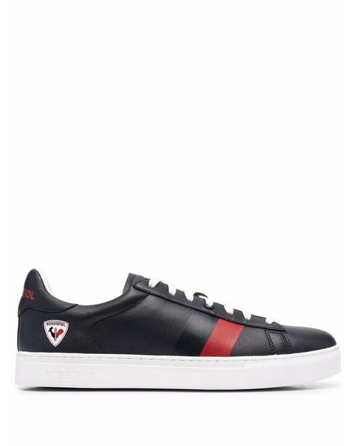 Rossignol Blue Alex Skin Stripe-Detail Sneakers