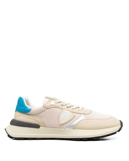 Philippe Model White Low-Top Lace-Up Sneakers for men