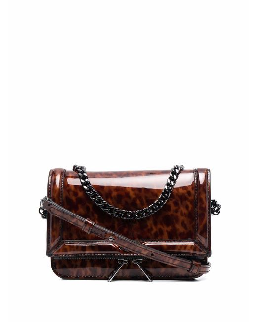 Sac porté épaule Rock Nano Novel Cuir Zadig & Voltaire en coloris