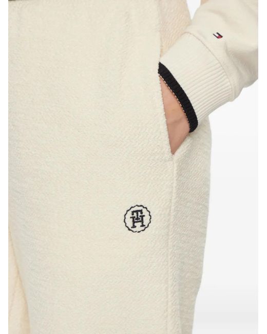 Tommy Hilfiger White Jogginghose Aus Jersey