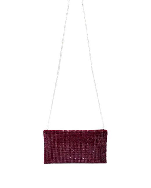 Benedetta Bruzziches Purple Schultertasche mit Kristallen