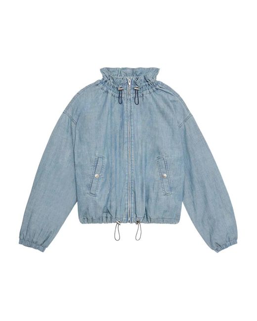 Isabel Marant Blue Plume Jacket