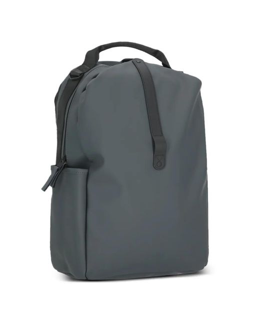 Rains Blue Clip Front Backpack