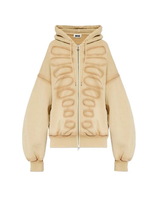 AVAVAV Natural Hooded Zip Sweater