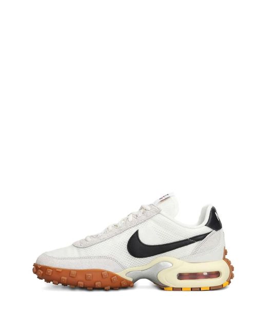Nike White Air Max Waffle Mesh-Panelled Sneakers for men