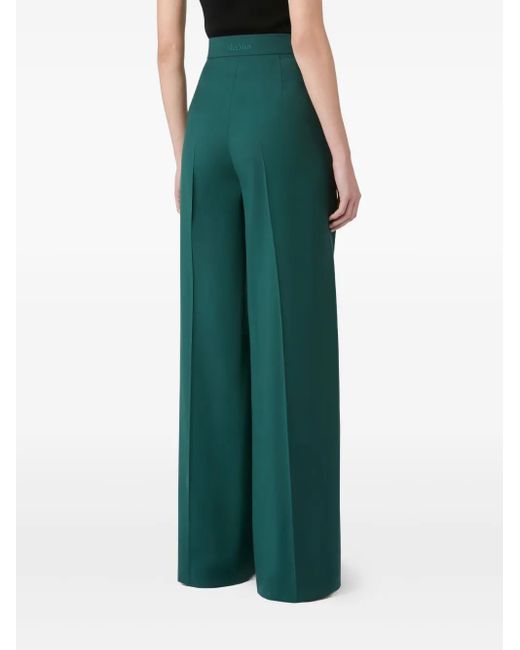 Max Mara Green Fernet Long Trouser