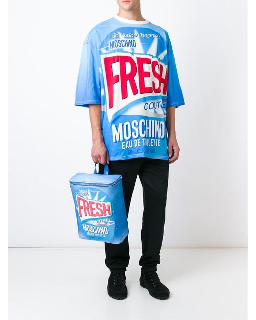 Moschino Couture Capsule Collection FRESH XL Blue Backpack Bag Runway 2016 Would you pay £454 for this backpack? | The Independent  main image 3