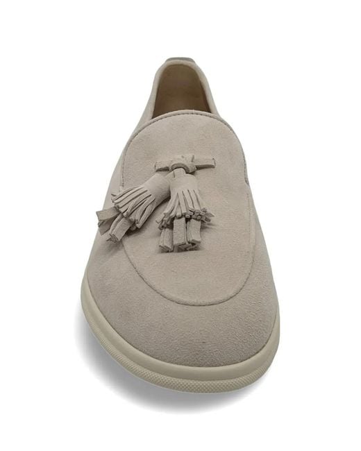 Henderson Gray Tassel-Detail Loafers