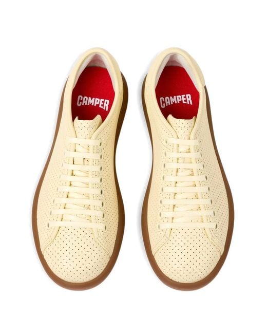 Baskets Pelotas Soller À Perforations Camper en coloris White