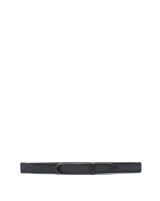 Orciani White Ceinture En Cuir