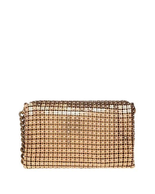 Kurt Geiger Metallic Small Party Chain-Embellished Cross Body Bag