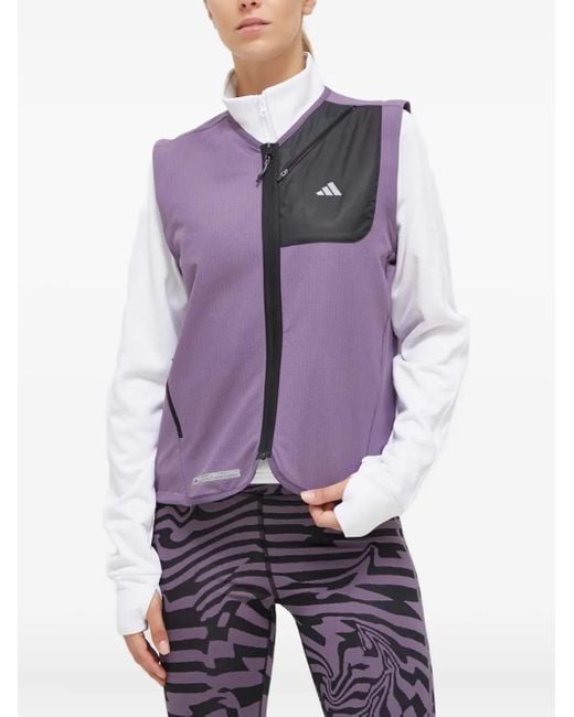 Adidas Purple Zip-Up Jacket