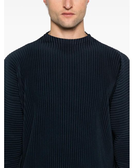 メンズ Homme Plissé Issey Miyake Mc November Tシャツ Blue
