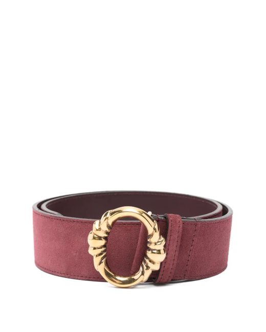 Etro Purple Suede Belt