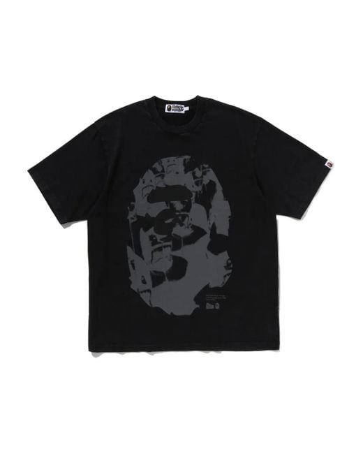 A Bathing Ape Black Graphic T-Shirt for men