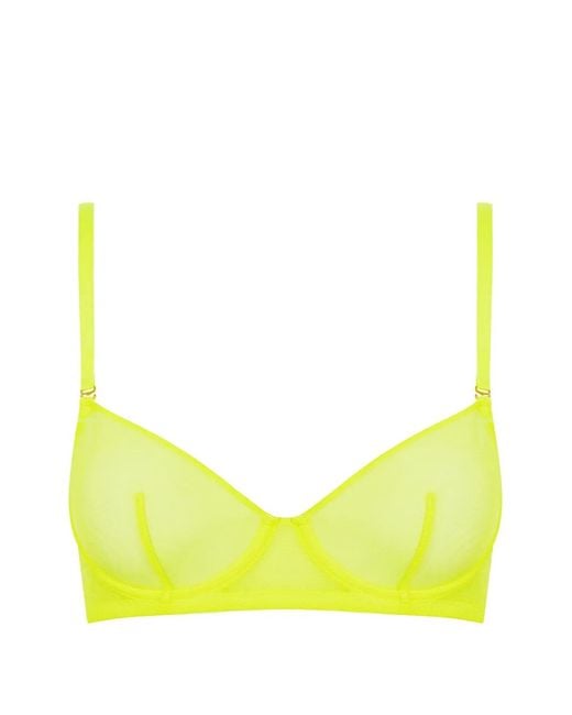 Maison Close Yellow Corps À Corps Neon Wire Bra