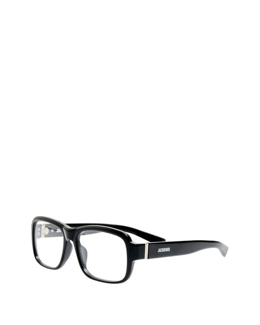 Jacquemus Black Rectangle-Frame Glasses