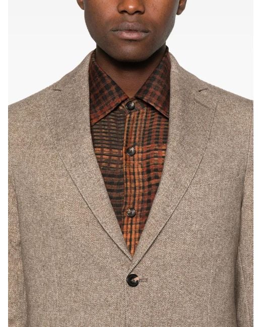 Circolo 1901 Brown Double-Breasted Blazer for men