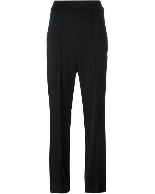 Edun - Side Zip Fastening High Waist Trousers - Women - Acetate/viscose ...