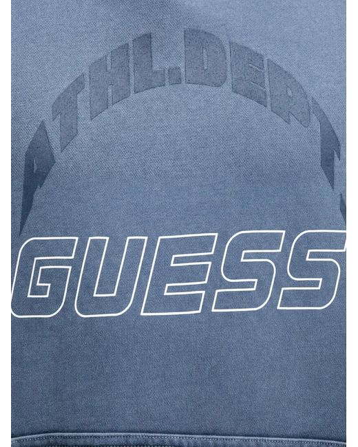 Guess Blue Long-Sleeve Hoodie for men