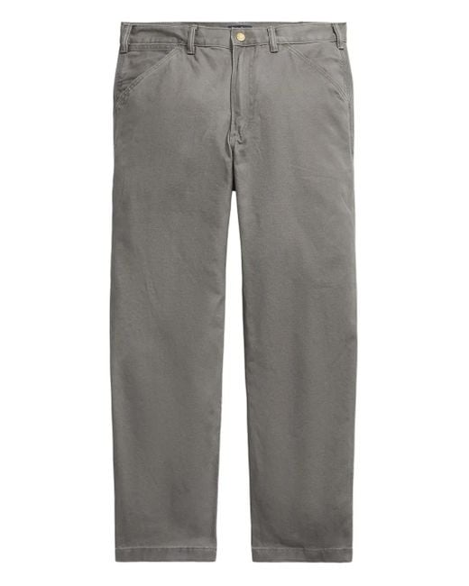 Polo Ralph Lauren Gray Jean Droit À Boutonnière for men