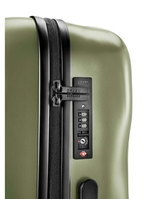 Crash Baggage Green Crumpled Effect Holdall