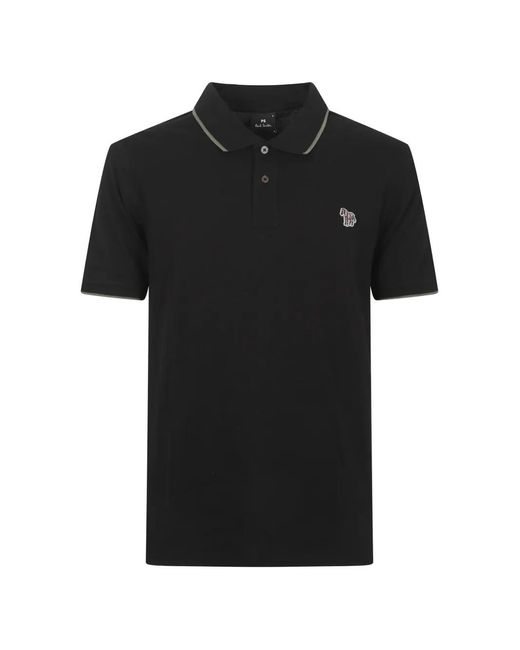 Polo À Patch Zèbre Paul Smith pour homme en coloris Black
