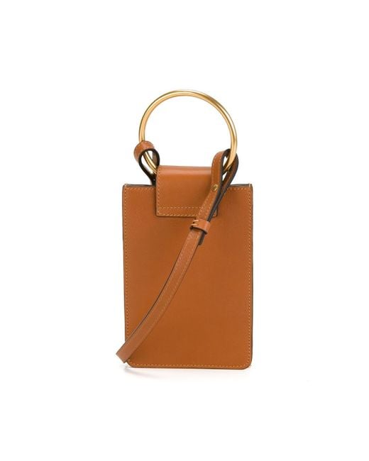 fake chloe handbag - Chlo Mini Jane Suede and Leather Cross-Body Bag in Brown | Lyst