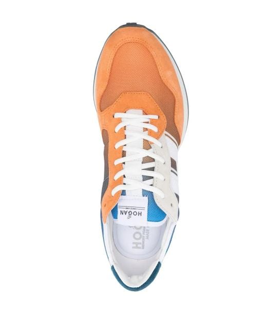 Hogan Blue Sporty Low-Top Sneakers for men