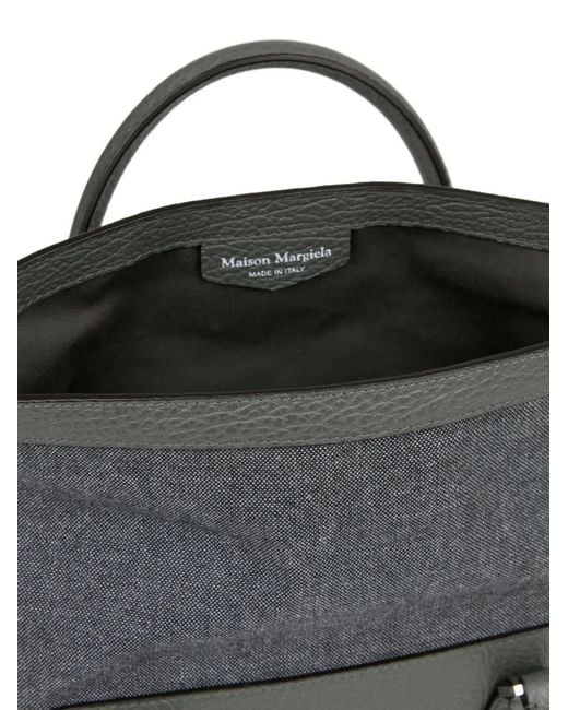 Maison Margiela Gray Small 5Ac Daily Vertical Backpack
