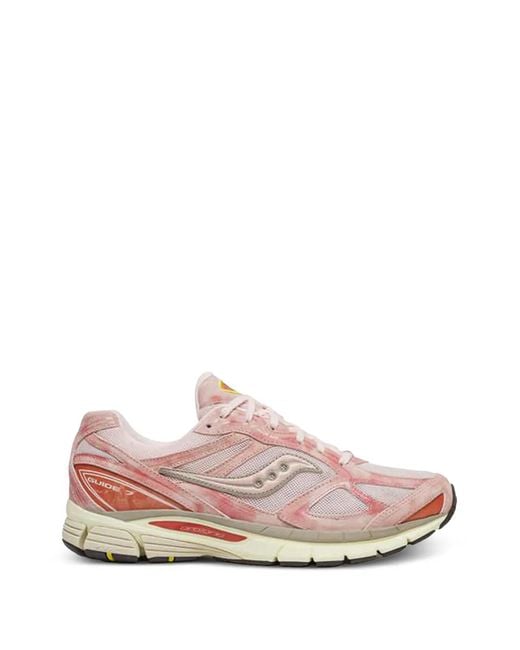 Saucony Pink Progrid Guide 7 Sneakers