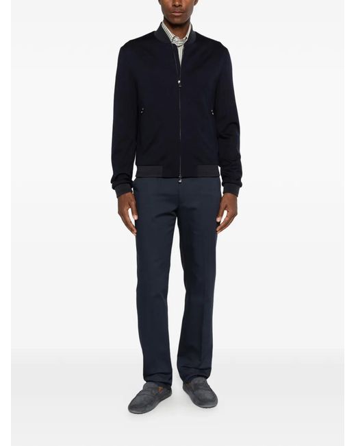 Corneliani Blue Edge Trousers for men