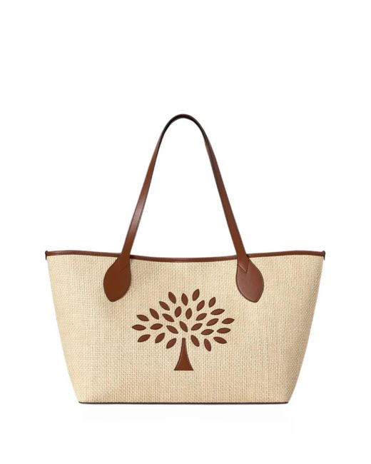 Mulberry Natural Tree Woven Tote Bag