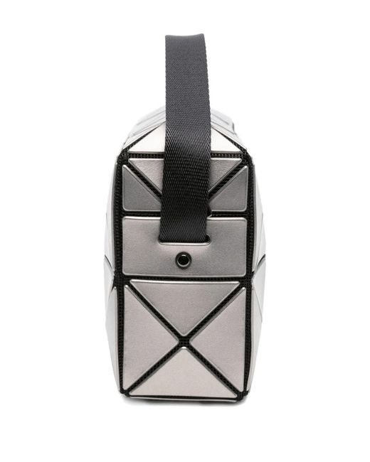 Issey Miyake Gray Cuboid Geometric-Panelled Tote Bag