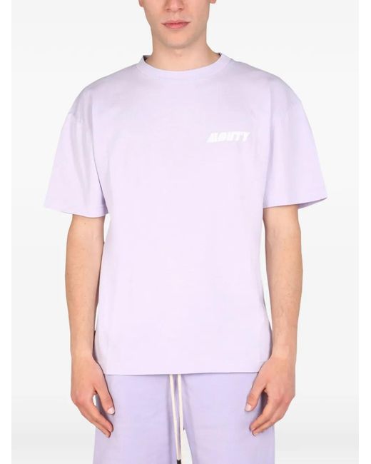 MOUTY White Logo-Print T-Shirt for men