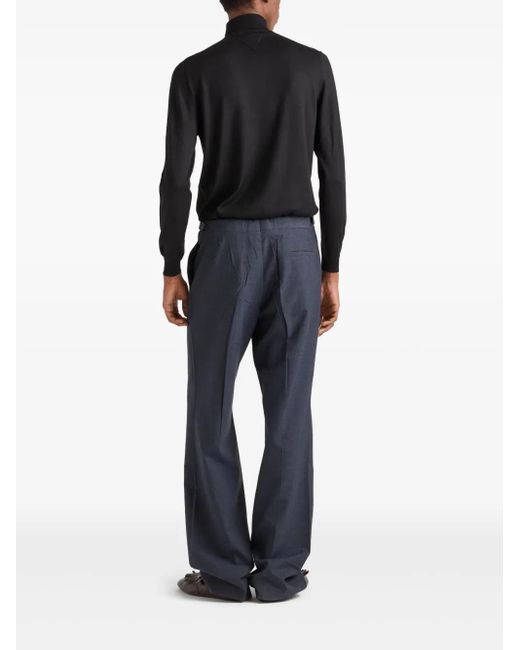 Prada Black Turtleneck Sweater for men