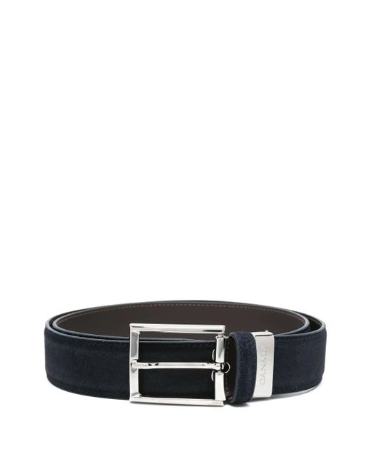 Ceinture En Daim Canali pour homme en coloris Black