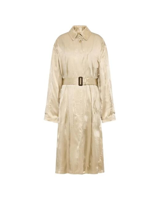 Maison Margiela Natural Bonded Creases Trench Coat