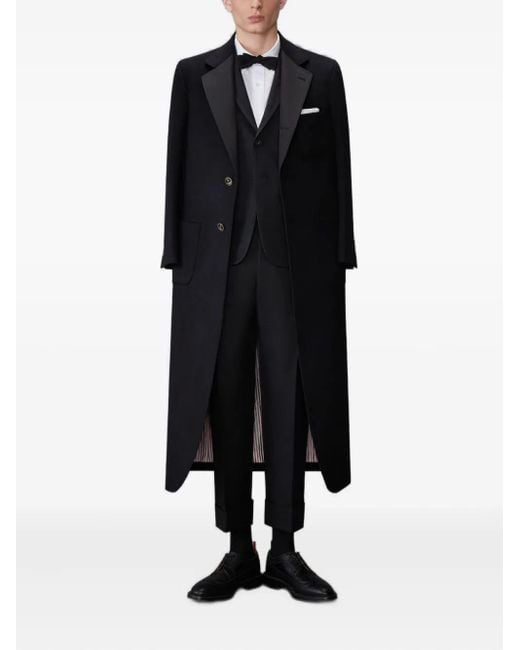 Thom Browne Wollen Blazer Met Drie Knopen in het Blue voor heren