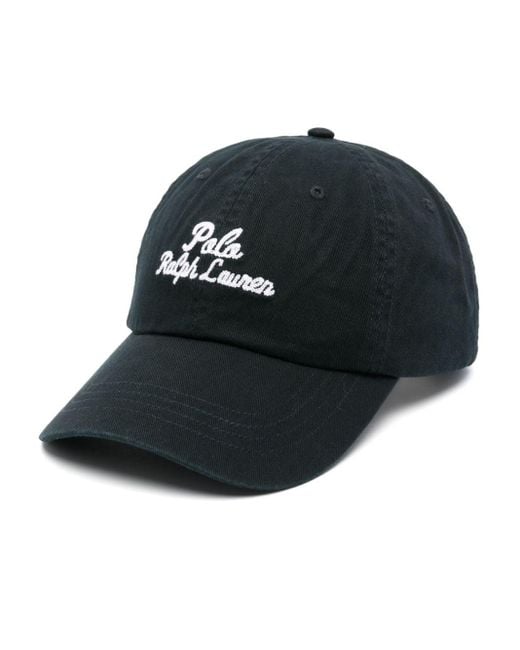 Polo Ralph Lauren Black Polo Pony-embroidered Cap for men