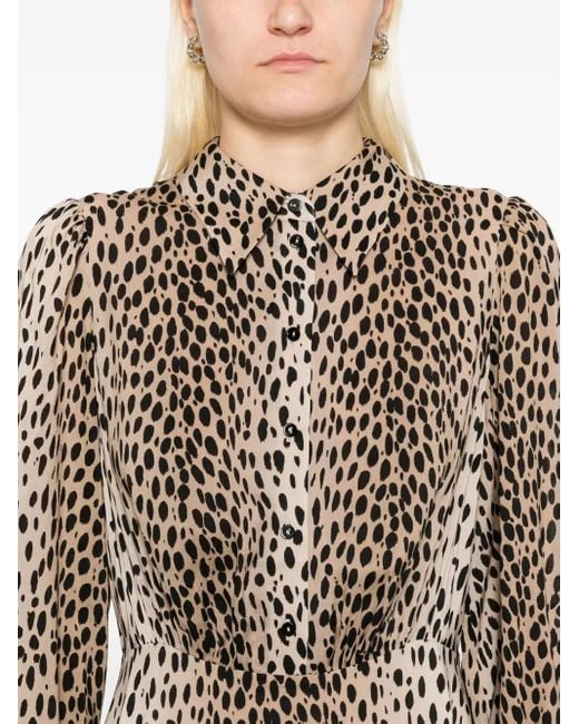 Rixo Natural Maddison Dress