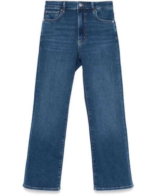 FRAME Blue The Reboot Crop Jeans