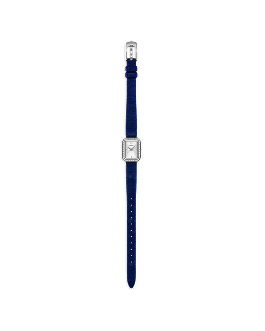 Fossil Blue Mini Raquel Crystal-Embellished 18Mm Watch