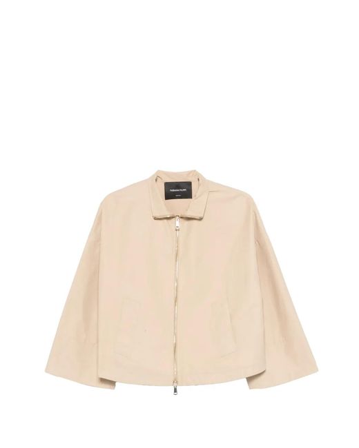 Fabiana Filippi Natural Cotton Polyamide Jacket