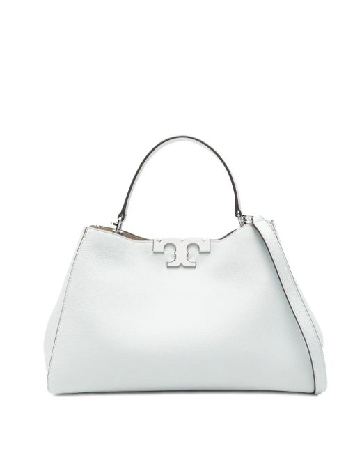 Tory Burch White Eleanor Soft Satchel